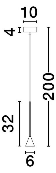 LED luster Net biele – Biela
