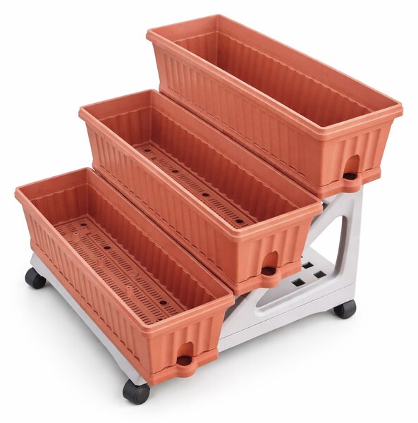 BAMA súprava kvetináčov ORTO DI TR, terracotta BAMA