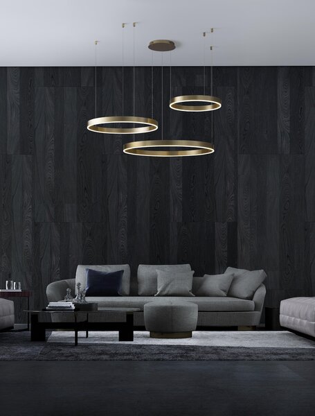 LED luster Motif zlatá