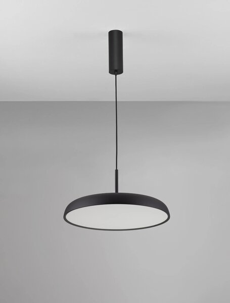 Stmievateľný LED luster Linus 45 čierne – Čierna