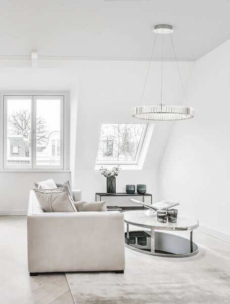 LED luster Aurelia 2 – Sivá