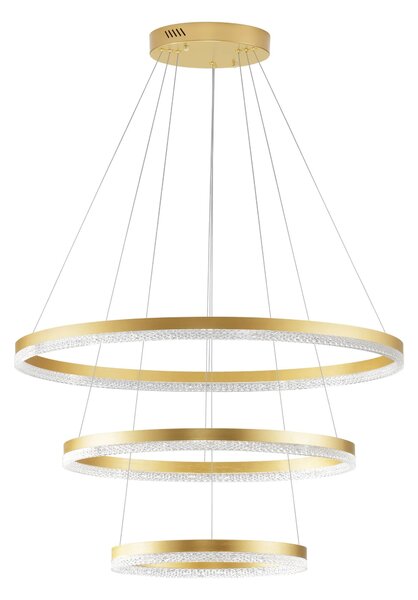 LED luster Adria 3 zlaté – Zlatá