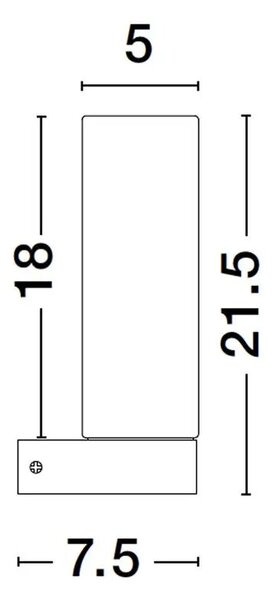 Moderné nástenné svietidlo Corb – E14