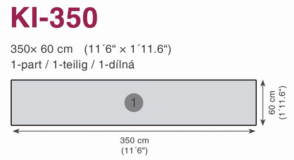 DIMEX | Fototapeta do kuchyne Stará popraskaná stena KI-350-263 | 350 x 60 cm | šedá, béžová, čierna