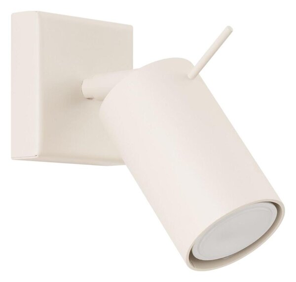 Sollux SL.1494 - Nástenné bodové svietidlo RING 1xGU10/10W/230V krémová