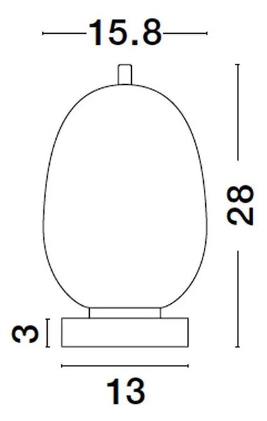 Stolová lampa Lato 3 – E14