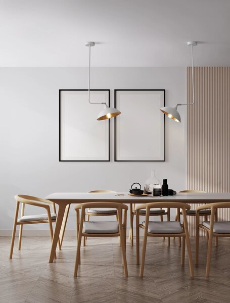 Luster na lanku Mirba biele – Biela
