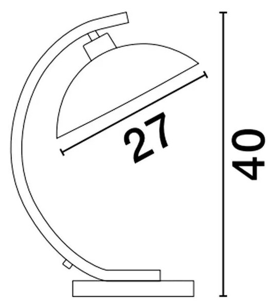 Stolová lampa Mirba – E27