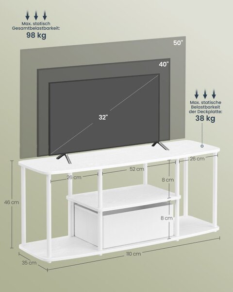 Stolík pod TV LTV500W01