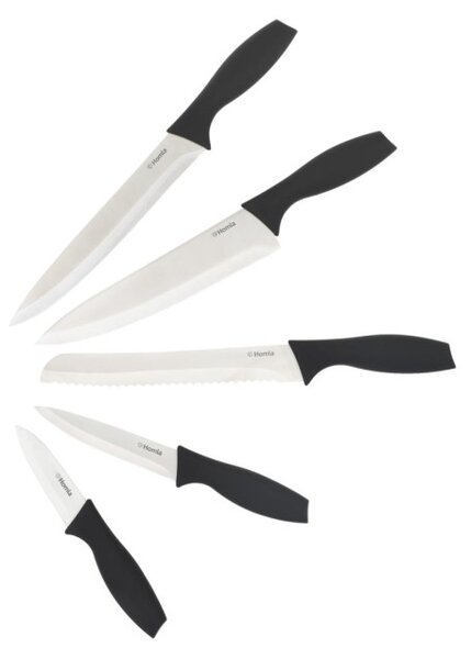 Sada piatich nožov B2 SKAT ESSENTIALS čierna 732294