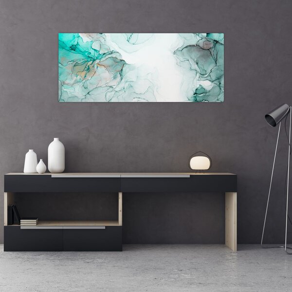 Obraz - Atramentová abstrakcia 2 (120x50 cm)
