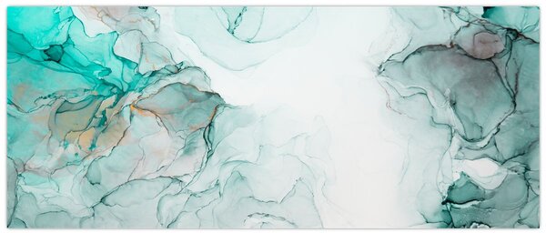 Obraz - Atramentová abstrakcia 2 (120x50 cm)