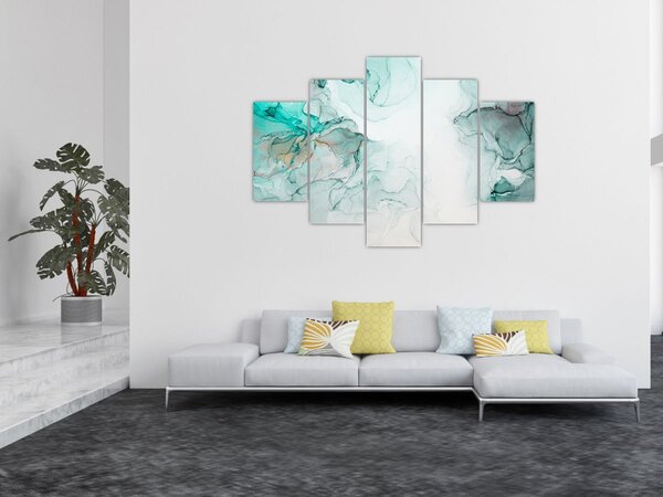 Obraz - Atramentová abstrakcia 2 (150x105 cm)