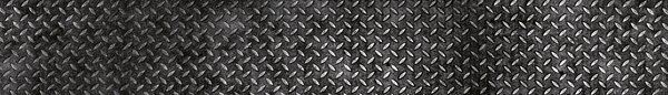 DIMEX | Fototapeta do kuchyne Kovová plošina KI-420-068 | 420 x 60 cm | čierna, metalická