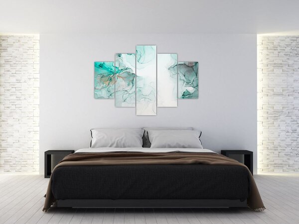Obraz - Atramentová abstrakcia 2 (150x105 cm)