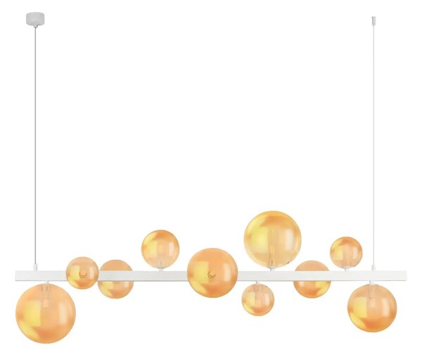 Luster na lanku Bubbles 10 biele – Biela
