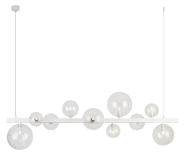 Luster na lanku Bubbles 10 biele – Biela