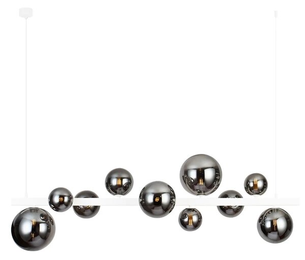 Luster na lanku Bubbles 10 biele – Biela