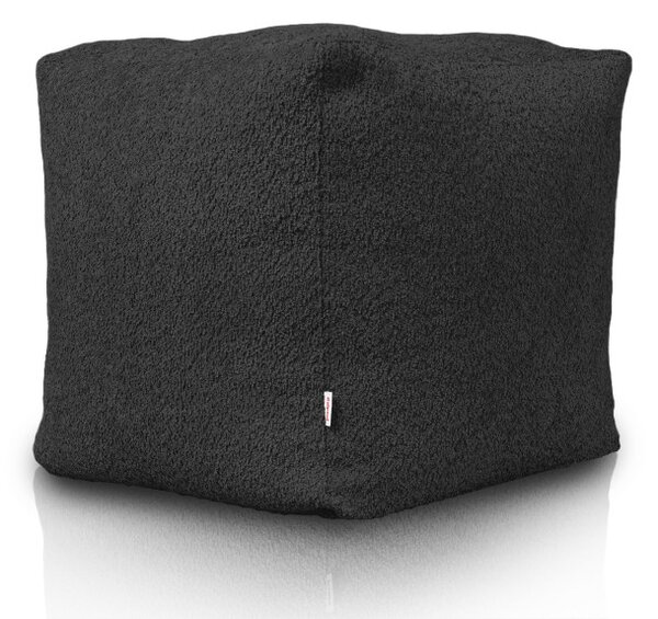 Taburetka Boucle čierna