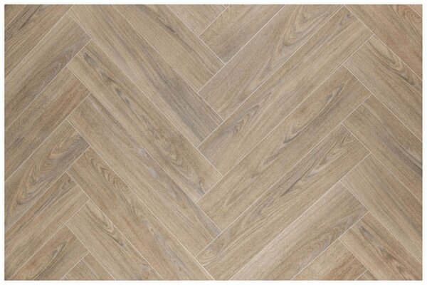 PVC podlaha Hightex Leyton 609M rybia kosť, béžová hnedá