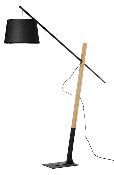 Moderná stojaca lampa Garda čierna – E27