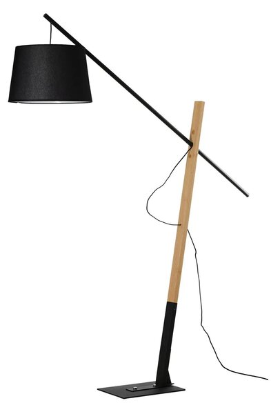 Moderná stojaca lampa Garda čierna – E27
