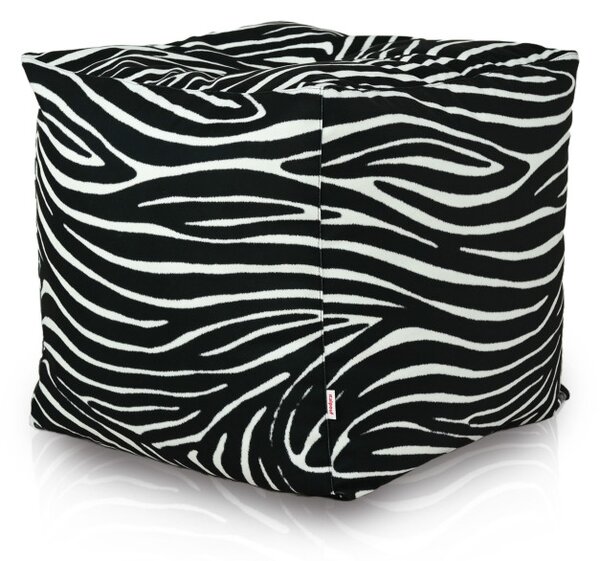 Taburetka Cubo zebra