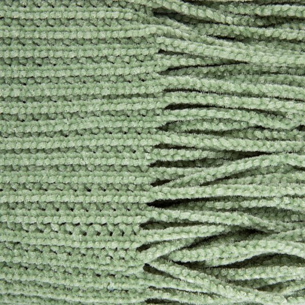 Deka CHENILLE pistáciová so strapcami 734533