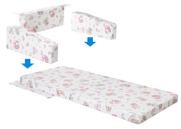 Cestovná postieľka DREAMER spiaci medveď