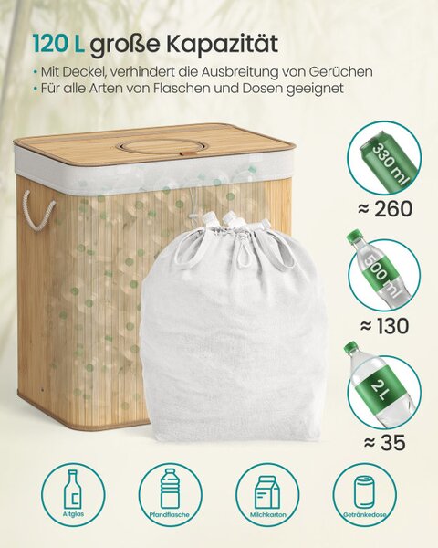 Kôš na PET fľaše 120L RRB012Y01