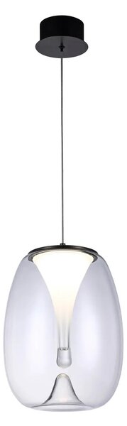 Dizajnový luster Pamela 27 chrome – Sivá