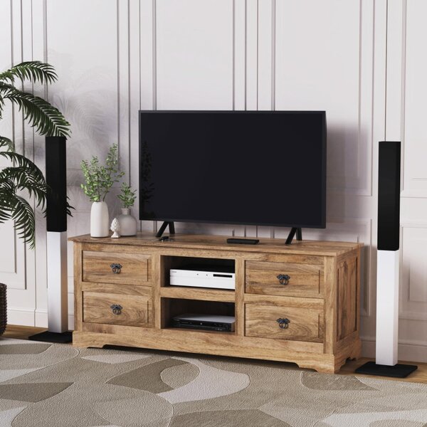 TV stolík Guru 150x60x45 indický masív mango