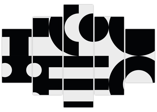 Obraz - Geometrická abstrakcia N⁰3 (150x105 cm)