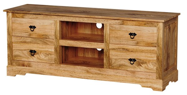 TV stolík Guru 150x60x45 indický masív mango