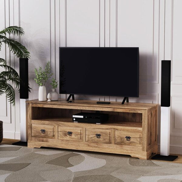 TV stolík Guru 160x60x45 z mangového dreva