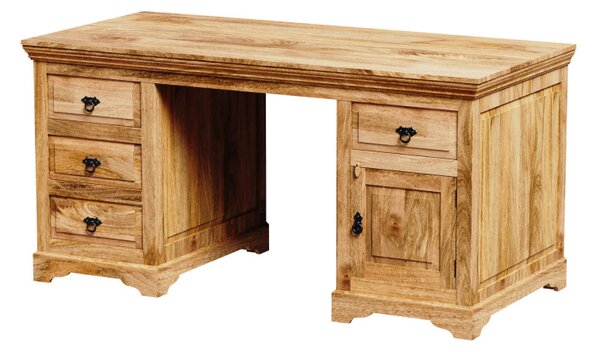 Písací stôl Guru 160x80x76 indický masív mango