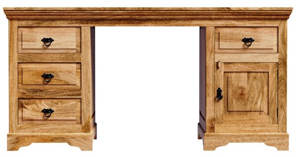 Písací stôl Guru 160x80x76 indický masív mango