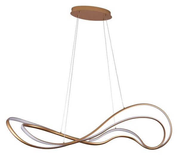 Dizajnový stmievateľný luster Twist zlatá