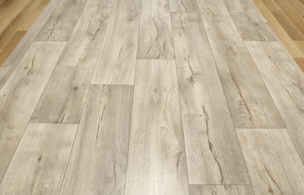 PVC podlaha Bartesa Cracked Oak 990M sivá / krémová / béžová