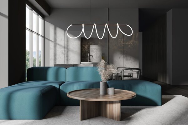 Moderný LED luster Zigzag  – LED integrovaný