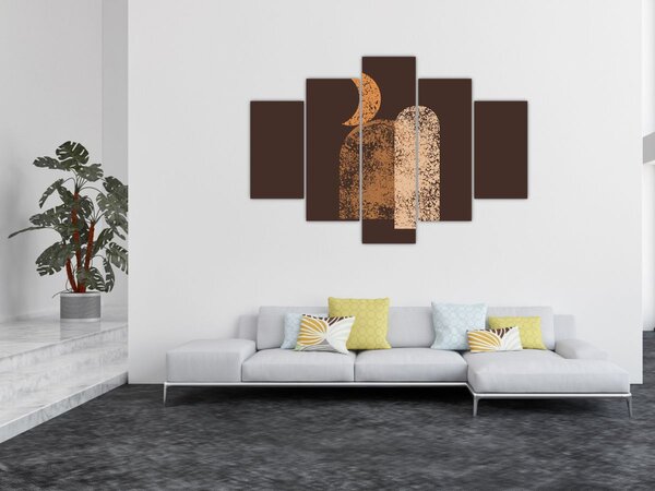 Obraz - Oranžové oblúky N⁰2 (150x105 cm)