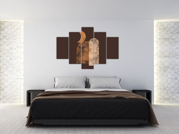 Obraz - Oranžové oblúky N⁰2 (150x105 cm)