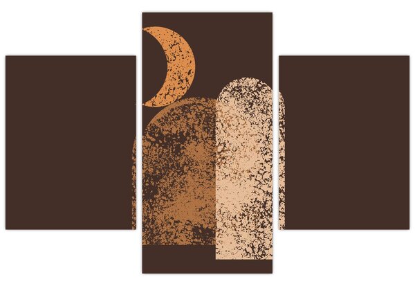 Obraz - Oranžové oblúky N⁰2 (90x60 cm)