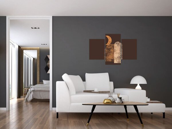 Obraz - Oranžové oblúky N⁰2 (90x60 cm)