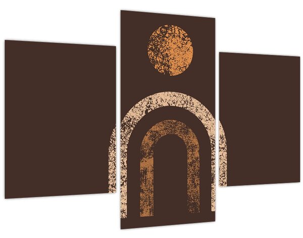Obraz - Oranžové oblúky N⁰1 (90x60 cm)