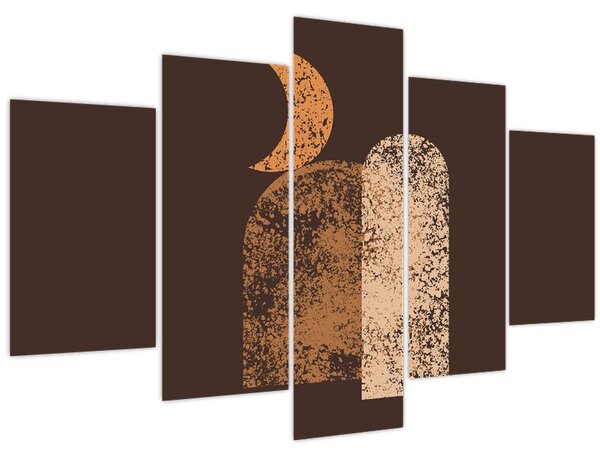 Obraz - Oranžové oblúky N⁰2 (150x105 cm)