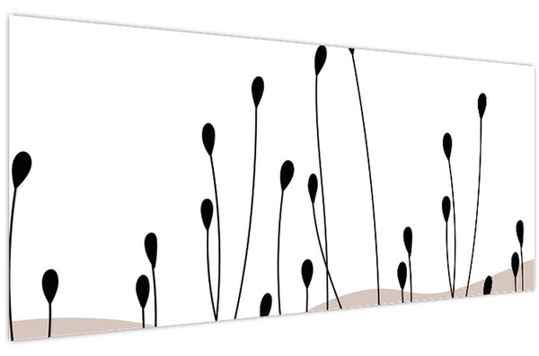 Obraz - Grafická lúka N⁰1 (120x50 cm)