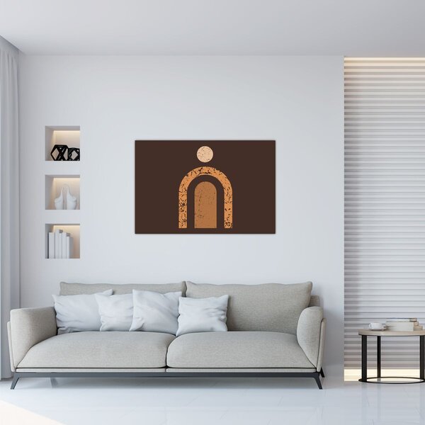 Obraz - Oranžové oblúky N⁰3 (90x60 cm)