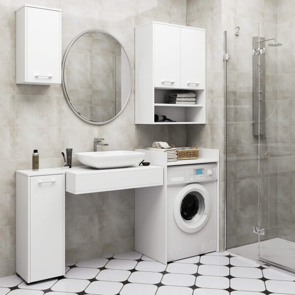 Kúpeľňová skrinka FIN H934 W64 2D biela