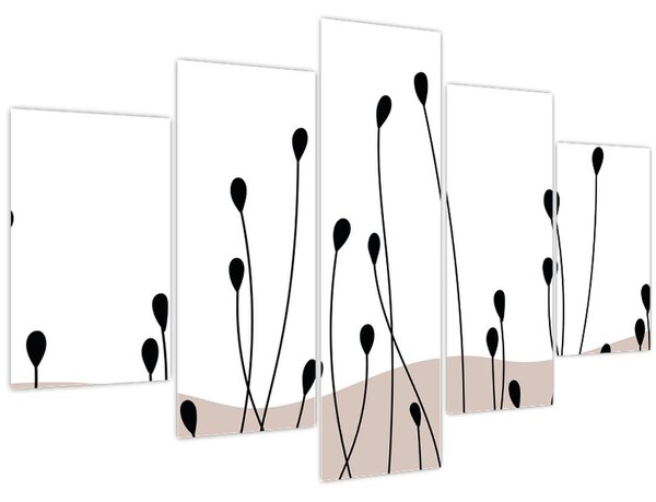 Obraz - Grafická lúka N⁰1 (150x105 cm)
